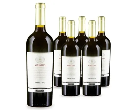 Puglia IGT Primitivo Massaro Giordano 6x 75cl (2023) – Rotwein, Italien (0.75l)