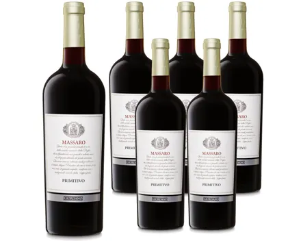 Puglia IGT Primitivo Massaro Giordano 6x 75cl (2024) – Rotwein, Italien (0.75l)