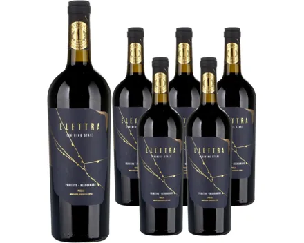 Puglia IGT Primitivo Negroamaro Elettra Giordano 6x 75cl (2024) – Rotwein, Italien (0.75l)