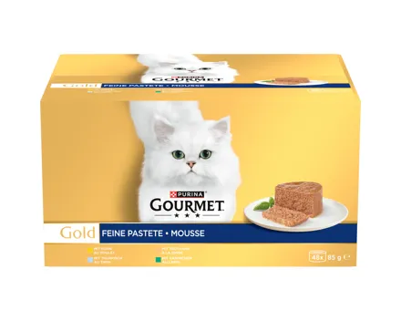 Purina Gourmet Gold Feine Pastete 48 x 85 g