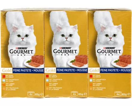 Purina Gourmet Gold Katzenfutter Feine Pastete