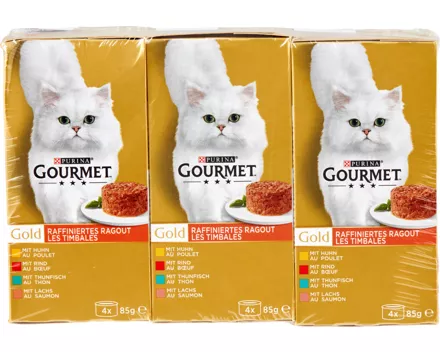 Purina Gourmet Gold Katzenfutter Raffiniertes Ragout