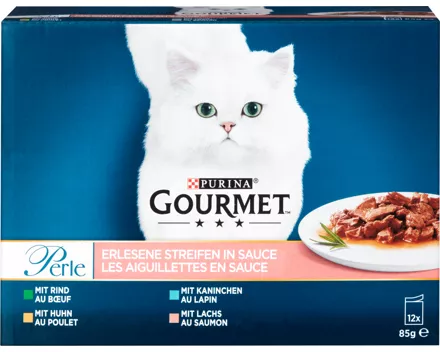 Purina Gourmet Perle Katzenfutter Erlesene Streifen in Sauce