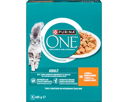 Purina ONE Adult Katzennassfutter Huhn