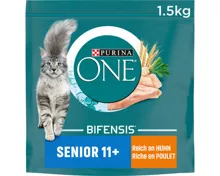 Purina ONE Trocken-Katzenfutter Senior 11+ Huhn & Getreide