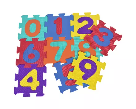 Puzzlematte Zahlen 10-tlg 30x30cm