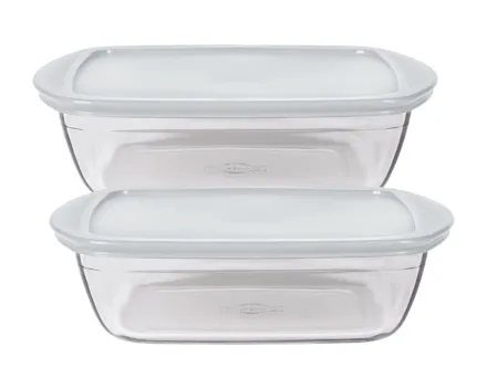 PYREX DAILY Frischhaltedosen, 2er-Set