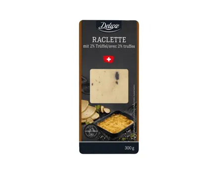 Raclette Scheiben mit Trüffel