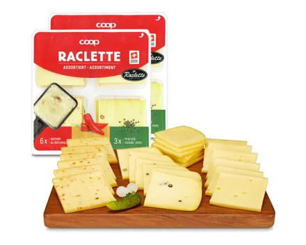 Raclettekäse Scheiben assortiert 2x 400g