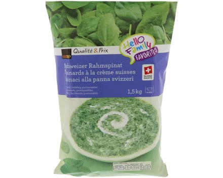 Rahmspinat Suisse Garantie