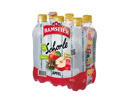 Ramseier Apfelschorle mit Heublumen