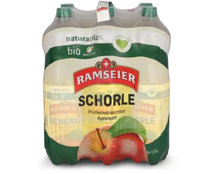 Ramseier Naturaplan Bio Apfelschorle 6x1,5l