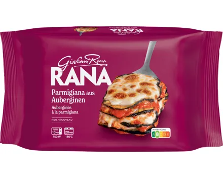 Rana Parmigiana aus Auberginen
