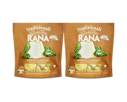 Rana Ravioli Ricotta & Spinat 4x 250g