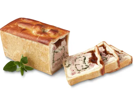 Rapelli-Festtagspastete und -Morchelterrine