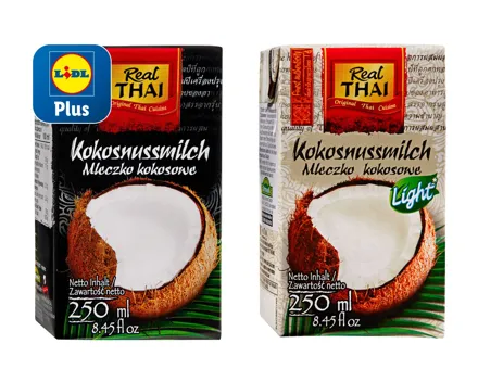 Real Thai Kokosnussmilch (Aktion nur in der Deutsch- und Westschweiz gültig)