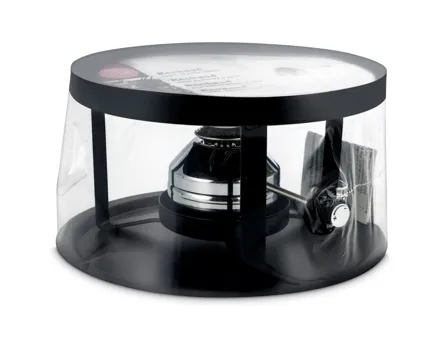 Rechaud mit Gasbrenner Metall