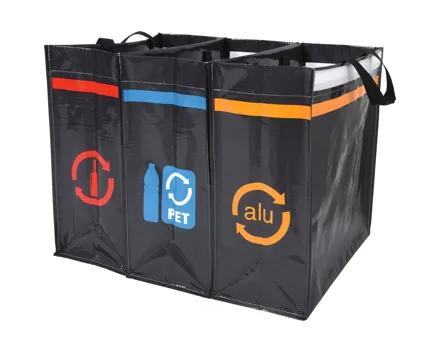 Recycling-Set (Alu, PET, Glas) 40 x 40 x55 cm