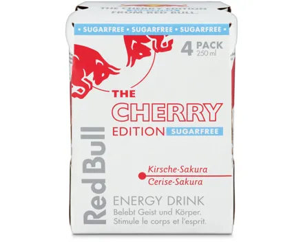 Red Bull Cherry Ed. Sugarfree 4x25cl
