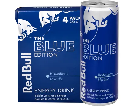 Red Bull Energy Drink Blue Edition