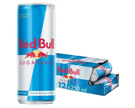 Red Bull Energy Drink Sugarfree Fridge Pack 12x25cl