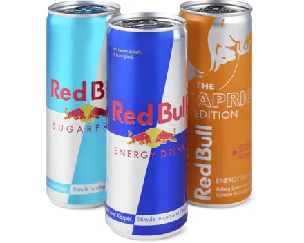 Red Bull in Einzeldosen