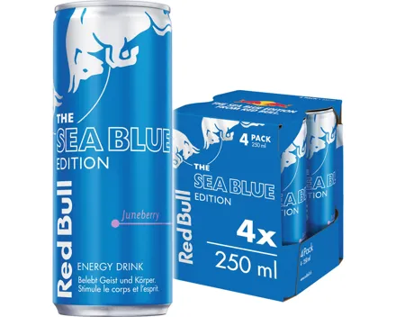 Red Bull SeaBlue Edition 4 x 250 ml