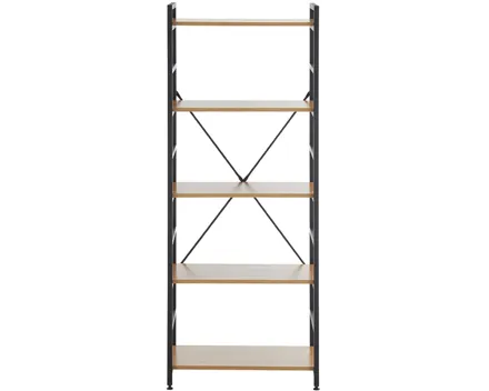 Regal Cori Wildeiche Furnier 60 x 151 x 34 cm