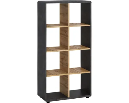 Regal Trevi Dekor Beton dunkel Wotaneiche 73 x 145 x 35 cm