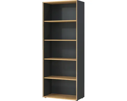 Regal Vito Dekor Eiche/Graphit-Optik 75 x 196 x 40 cm