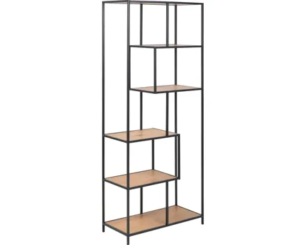 Regal Wade Dekor Wildeiche 77 x 185 x 35 cm