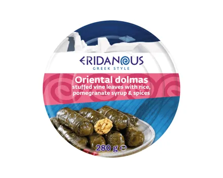 Reisgefüllte Weinblätter