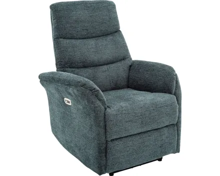 Relaxsessel Velare Microfaser petrol, elektrische Relaxfunktion