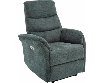 Relaxsessel Velare Microfaser petrol, elektrische Relaxfunktion
