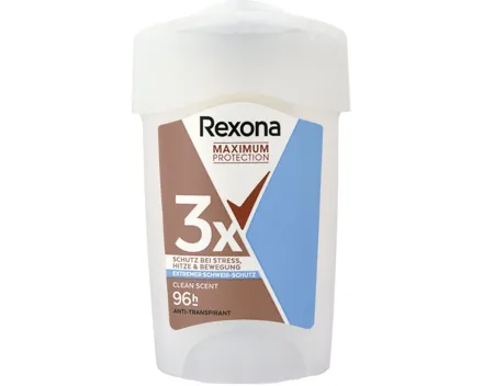 Rexona Deo Crème Maximum Protection Clean Scent 2 x 45 ml