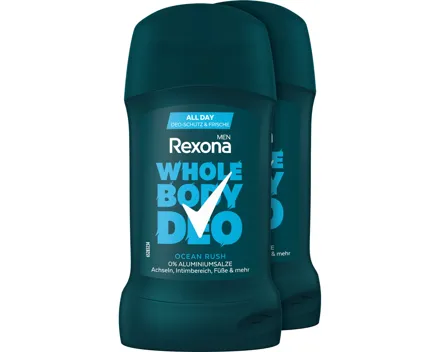 Rexona Deo Stick Whole Body Ocean Rush 2 x 50 ml