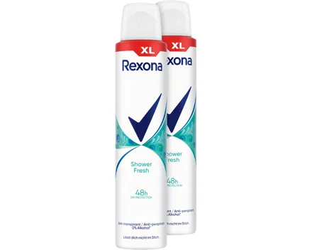 Rexona Deospray Aero Shower Fresh 2 x 200 ml