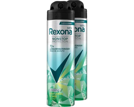 Rexona Men Deo Spray Thermocool Lemon Sage 2 x 150 ml