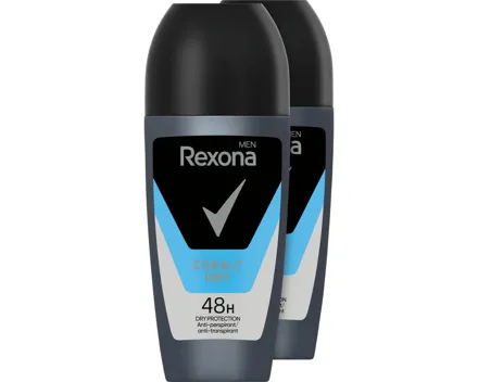 Rexona Roll-On Cobalt Dry Men 2 x 50 ml