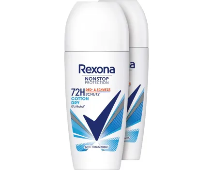 Rexona Roll-On Cotton 2 x 50 ml