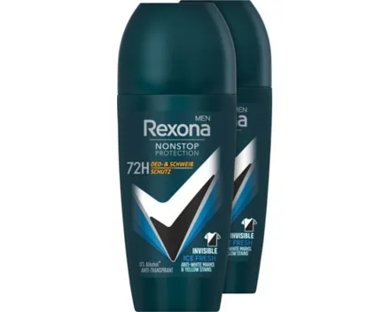 Rexona Roll-On Invisible Men 2 x 50 ml