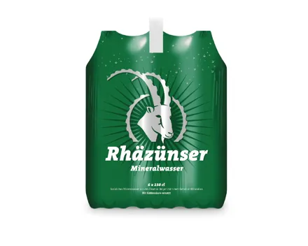 Rhäzünser Mineralwasser mit Kohlensäure