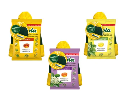 Ricola 3er Beutel + Mütze