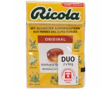 Ricola Bonbons Kräuter ohne Zuckerzusatz 2x50g