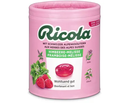 Ricola Himbeer & Melisse Dose