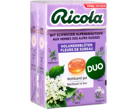Ricola Kräuterbonbons Holunderblüte
