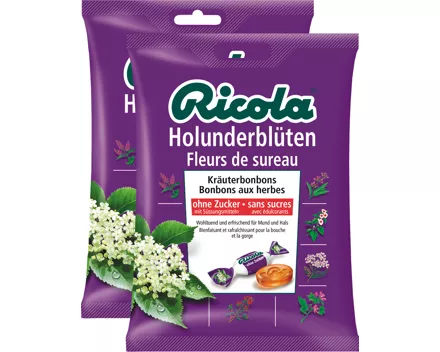 Ricola Kräuterbonbons Holunderblüten