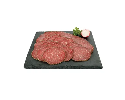 Rindfleisch Salami mit Pfeffer