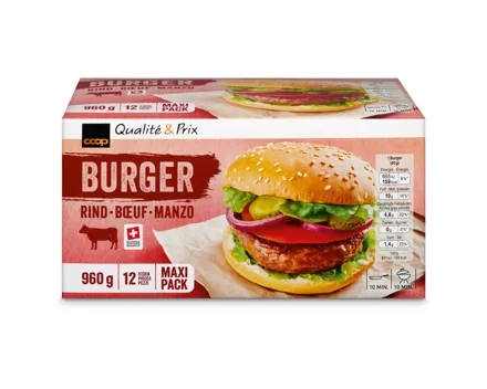 Rinds Hamburger 12x80g