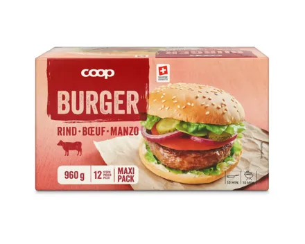 Rinds Hamburger 12x80g